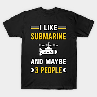 3 People Submarine T-Shirt